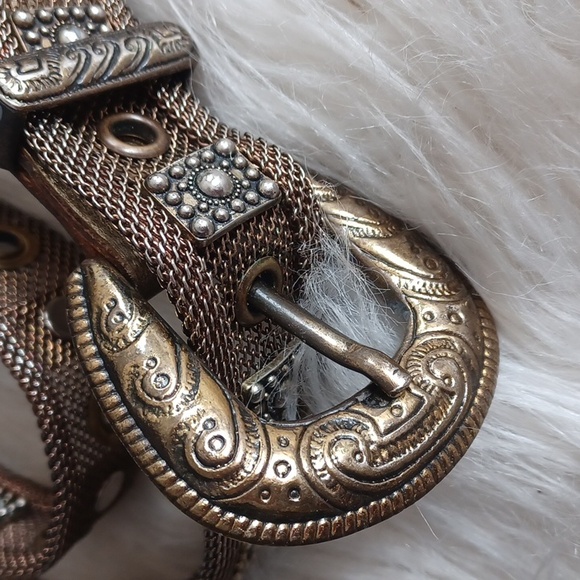 Vintage  chunky  metal  Belt main image 4